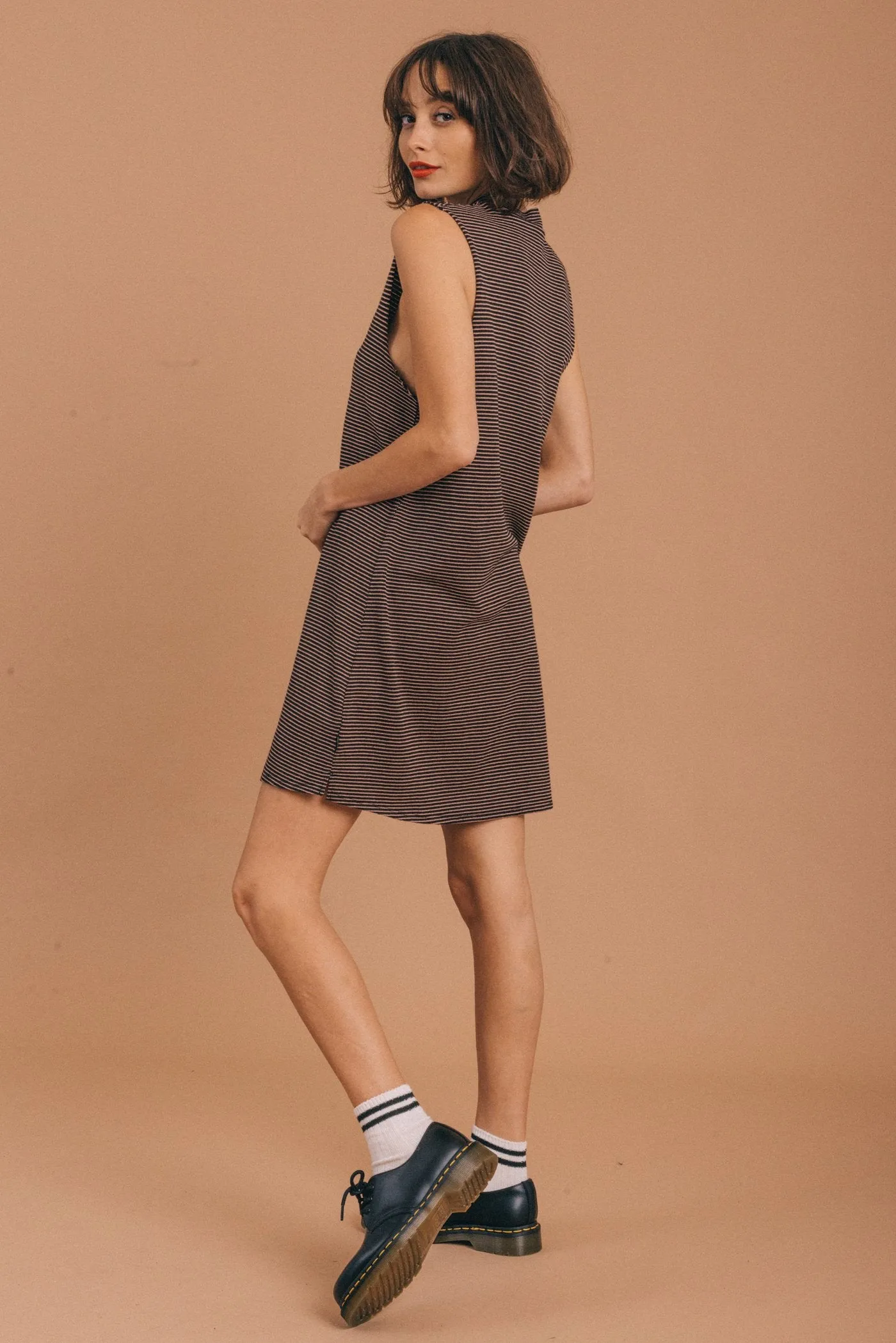 Afends Womens Bridie - Hemp Bandcut Dress