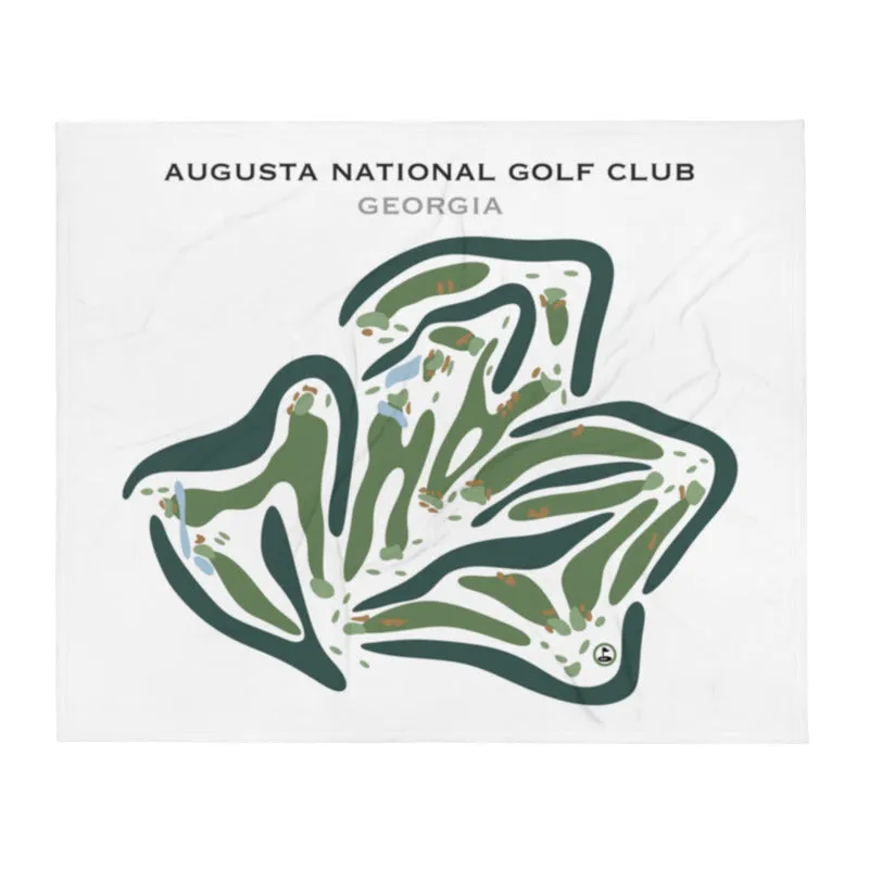 Augusta National Golf Club, Augusta Georgia - Printed Golf Course