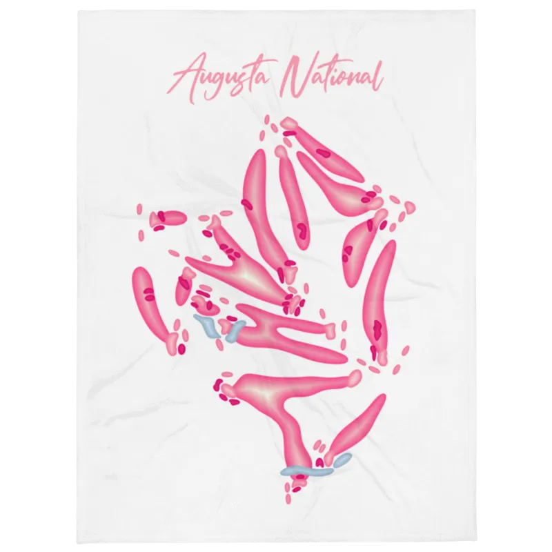 Augusta National Golf Club, Georgia | Breast Cancer Edition - Printed Golf Course