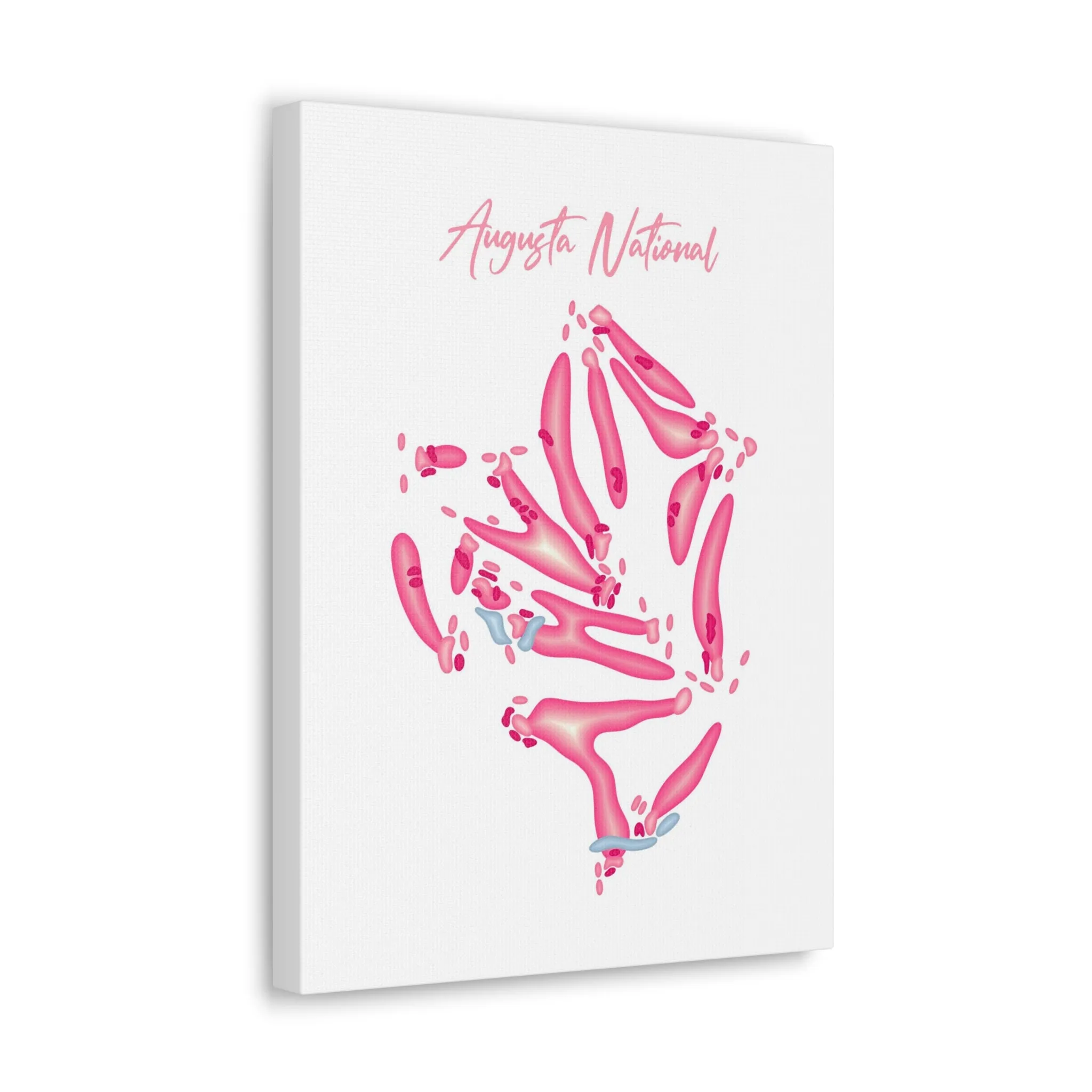Augusta National Golf Club, Georgia | Breast Cancer Edition - Printed Golf Course