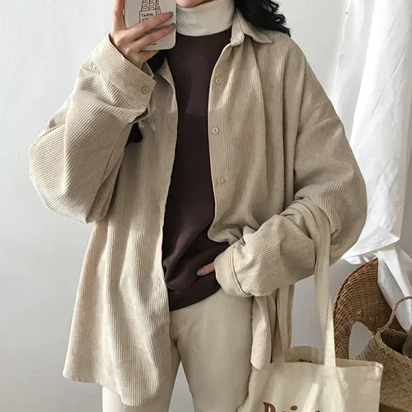 Cozy Up Cord Shirt