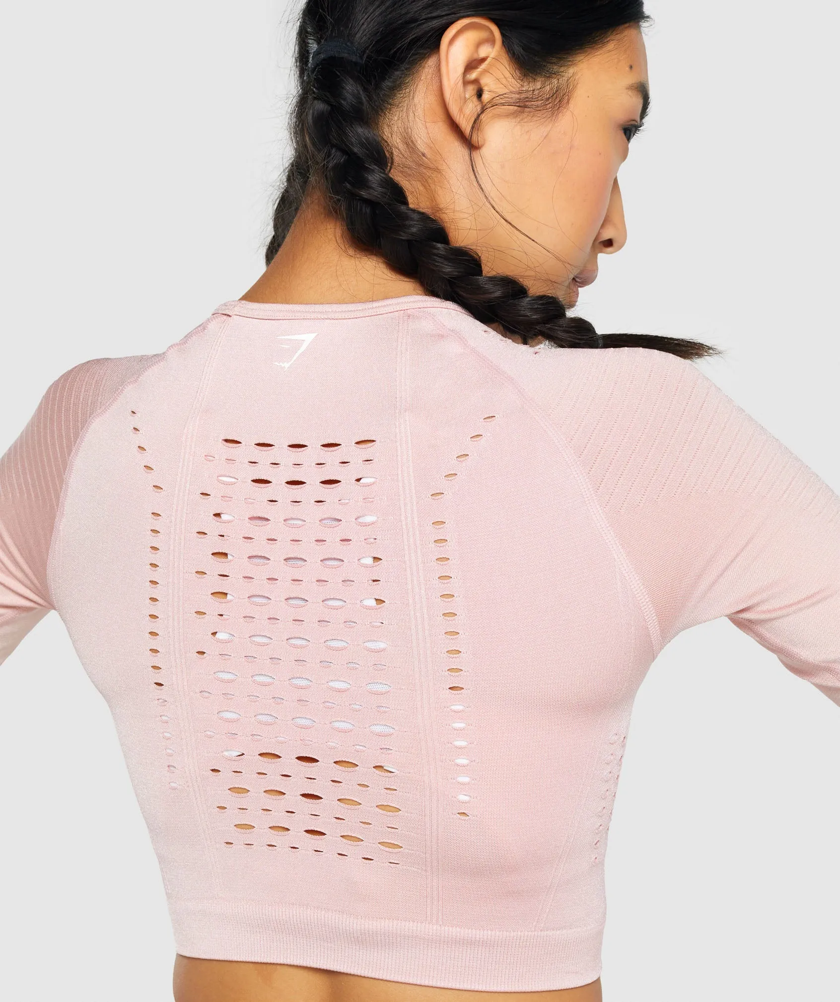 Gymshark Glow Seamless Tights - Light Pink