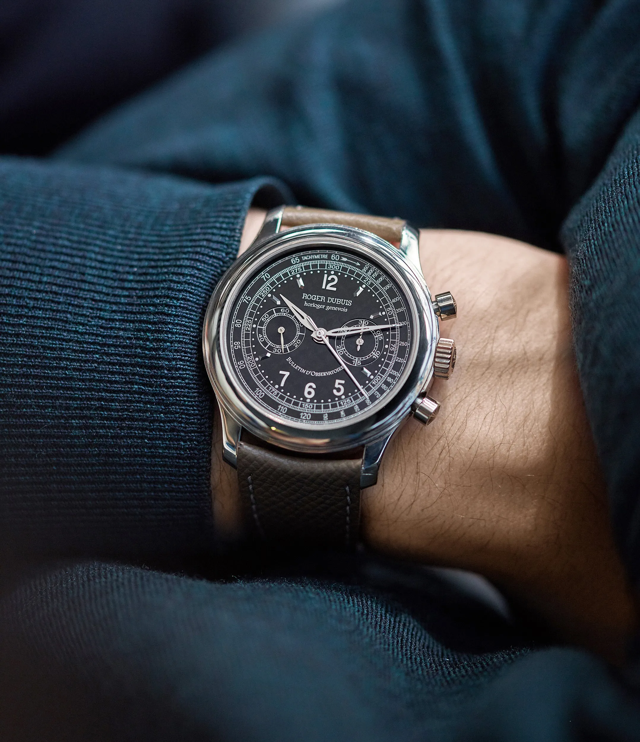 Hommage Chronograph H40 | White Gold