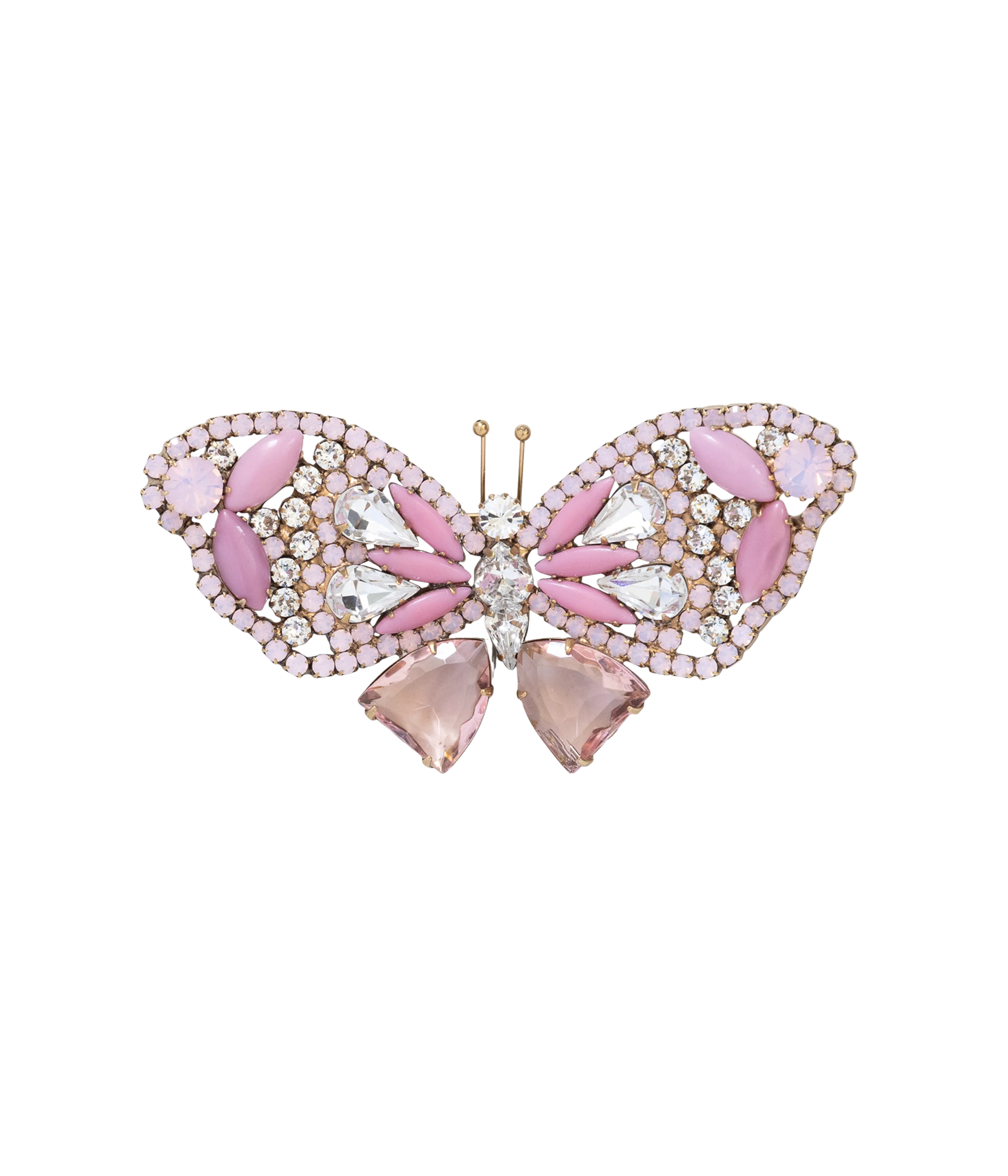 Large Butterfly in Rose Opal / Candy Pink / Crystal