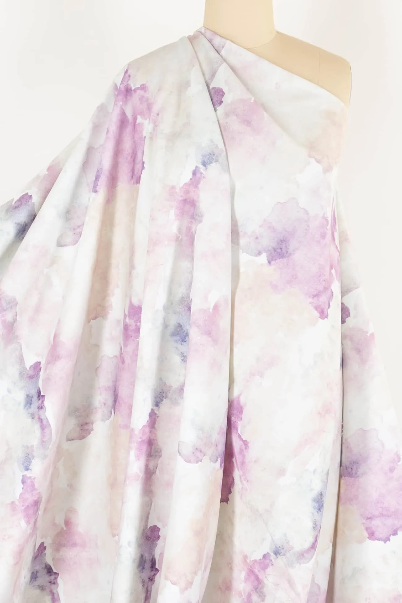 Lavender Skies Italian Stretch Cotton Woven